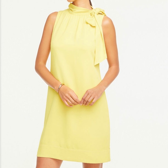Ann Taylor Factory Dresses & Skirts - Shoulder Bow Shift Dress